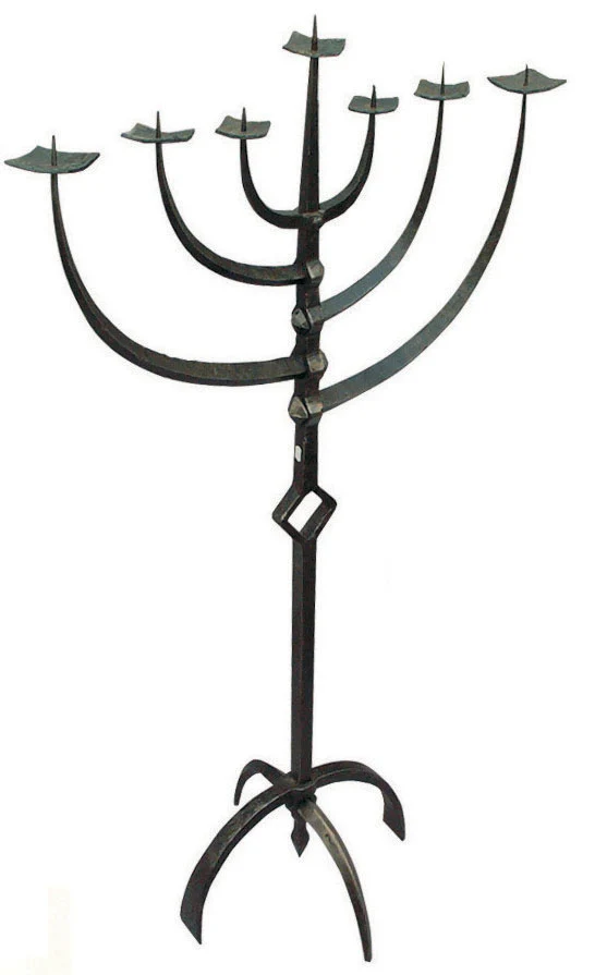 7-branched Jewish candelabrum 1600x800mm