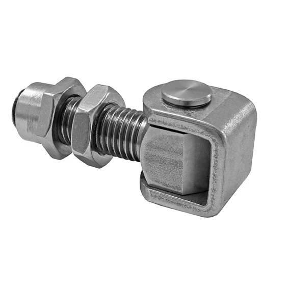 Adjustable hinge for weld connection M20, AISI 304 - Image 2