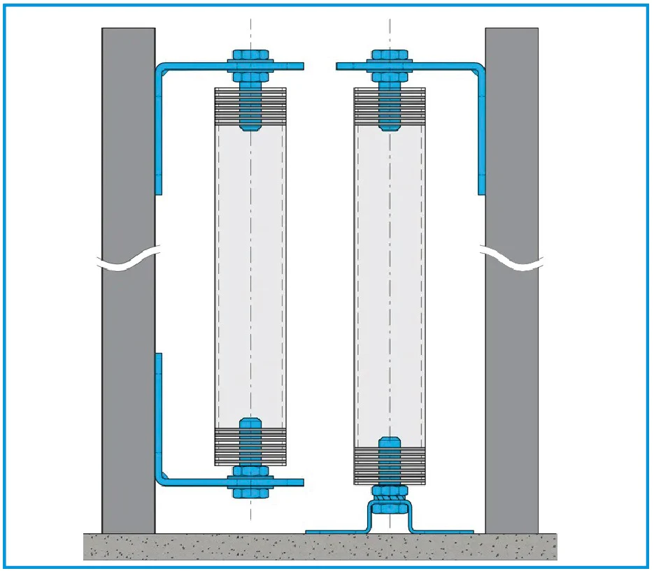 Adjustable hinge with anchoring flange - Image 2