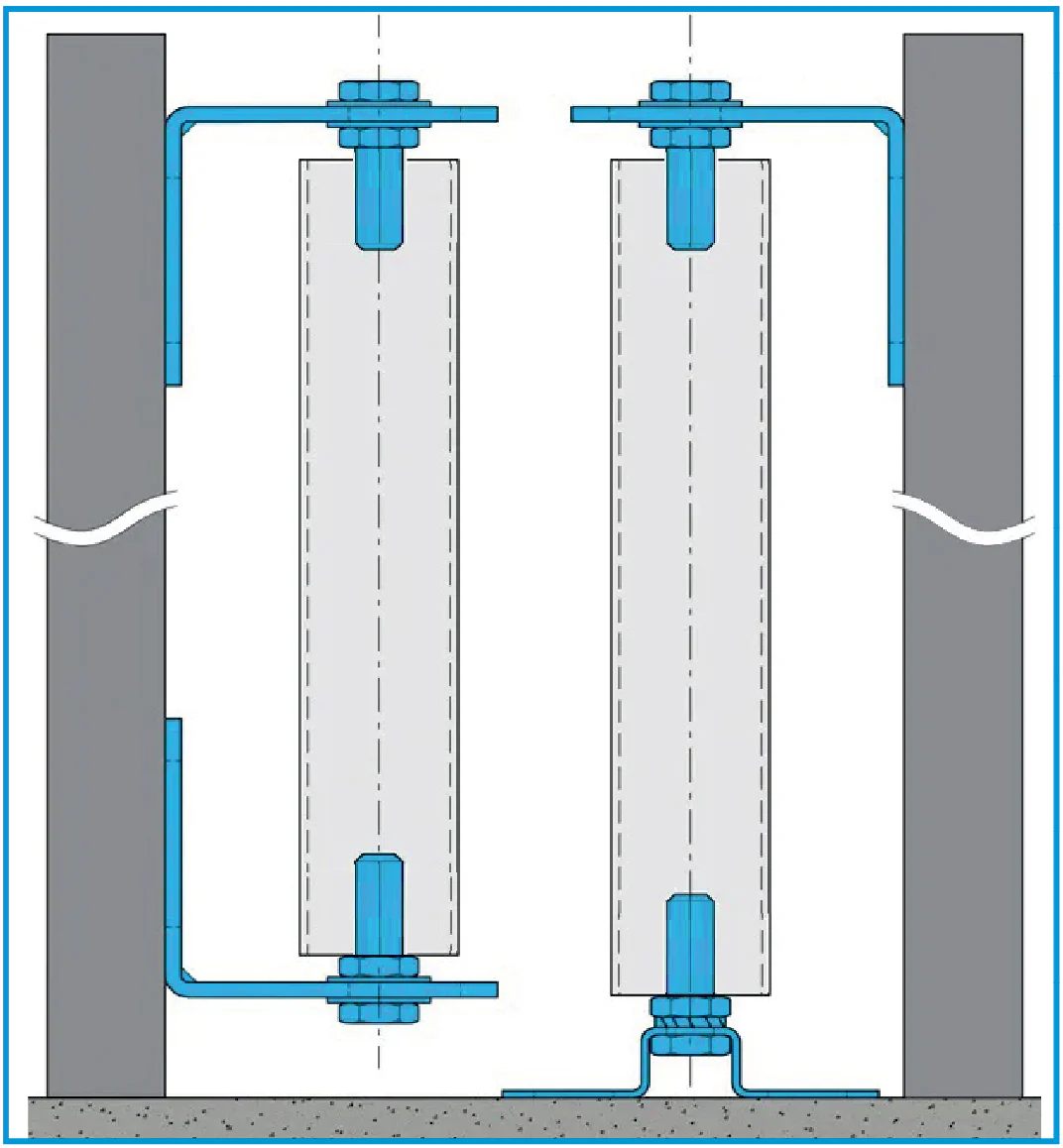 Adjustable hinge with anchoring flange - Image 3