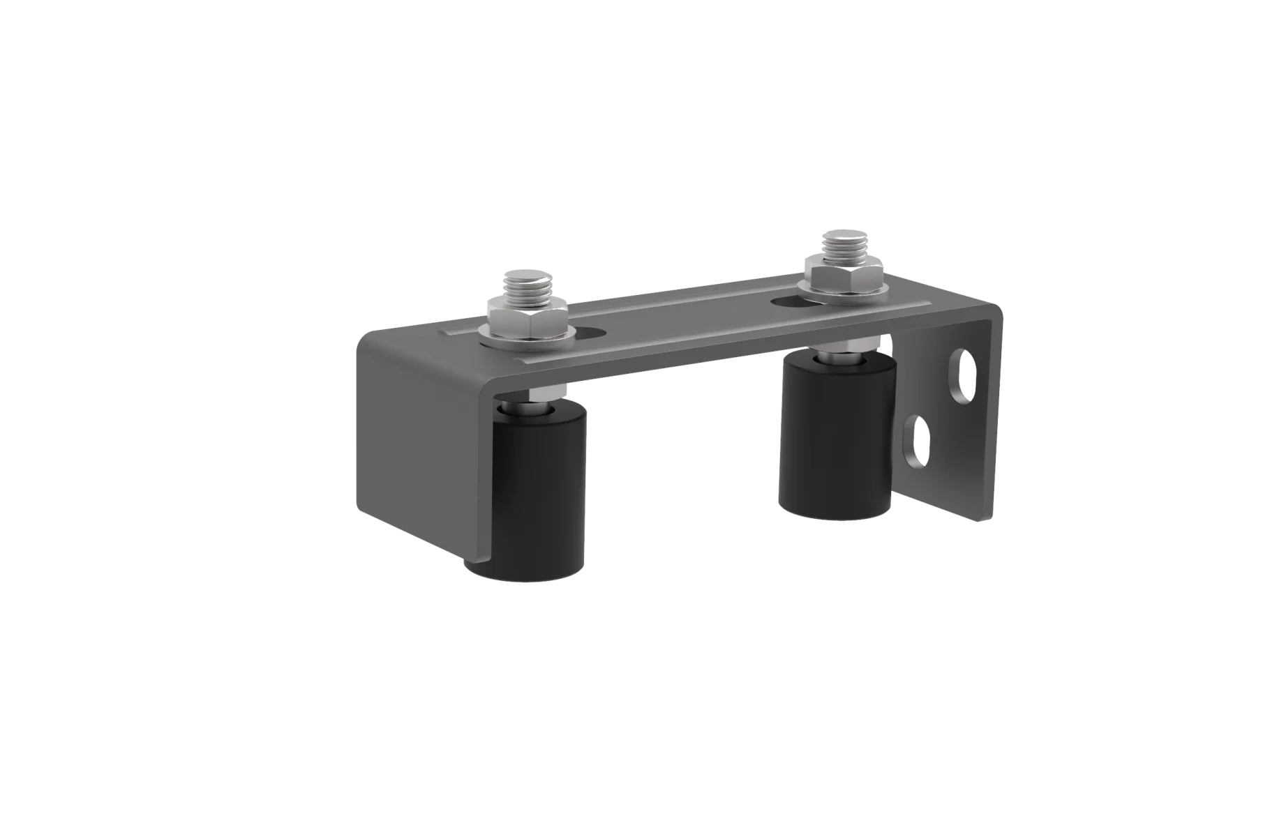 Ajdustable roller guide 2 rolls Zn, anthracite