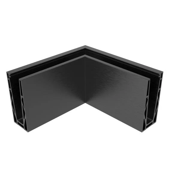 AL. profile, top mount 90° IN corner AL/ELOX/Sati