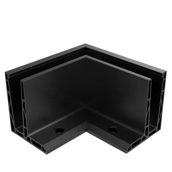 AL. profile, top mount 90° IN corner AL/ELOX/Sati