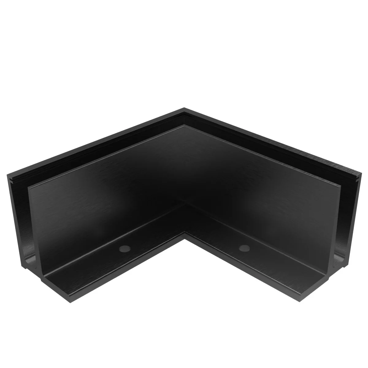 AL. profile, top mount 90° IN corner AL/ELOX/Sati