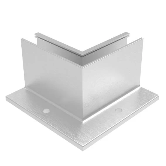 AL. profile, top mount  90° IN corner AL/ELOX/Sati