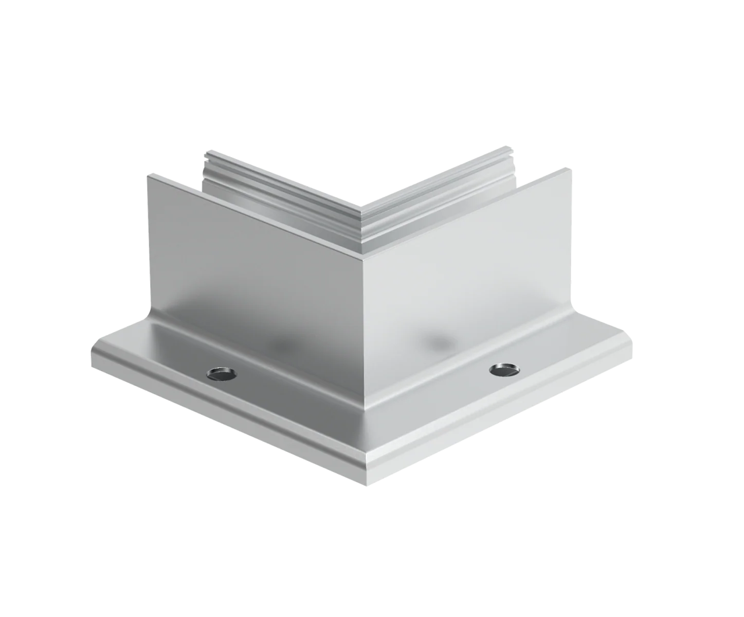 AL. profile, top mount 90° IN corner AL/ELOX/Sati