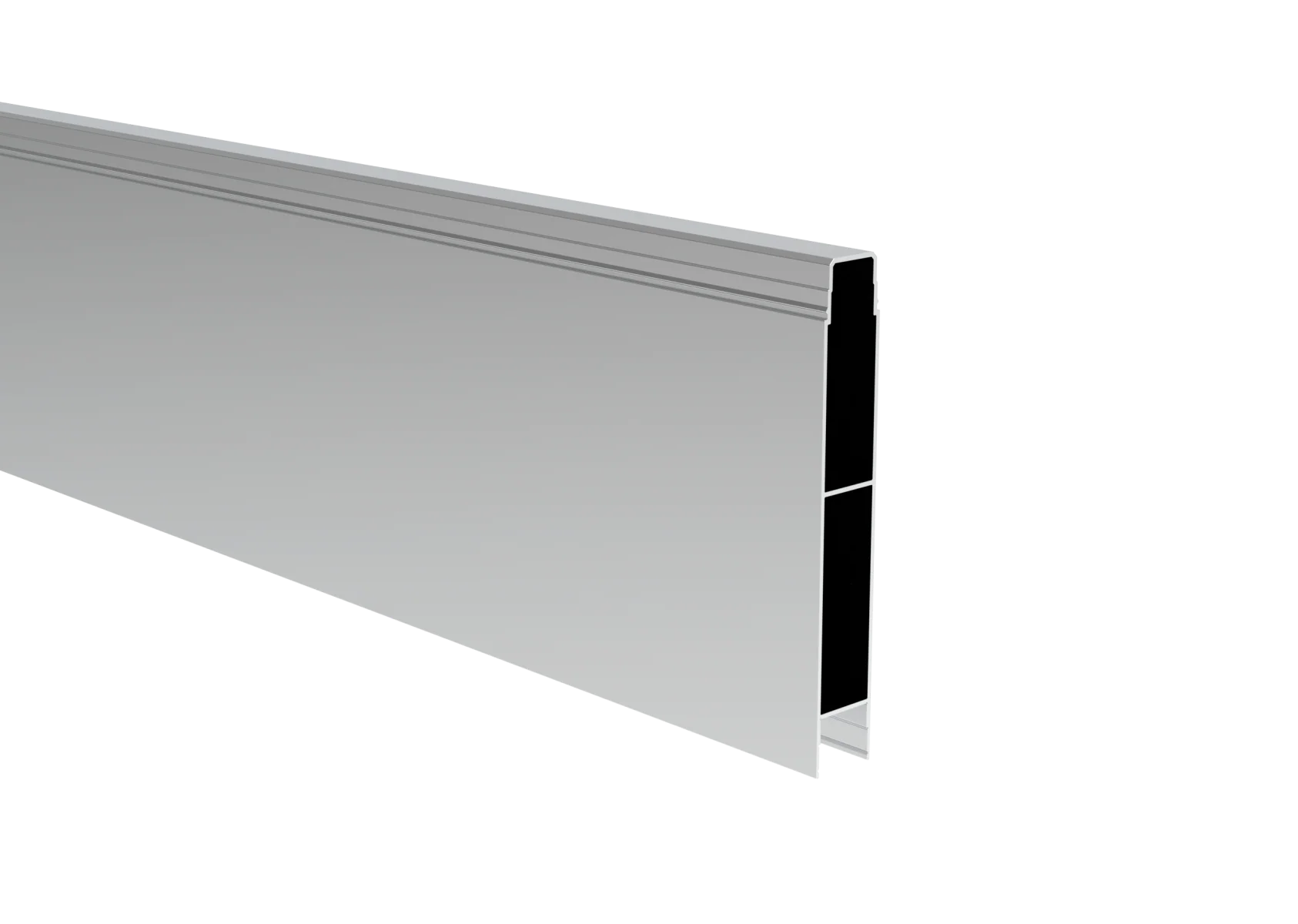 Aluminium full fence infill, 20 x 120 – 6.0 m – Natural