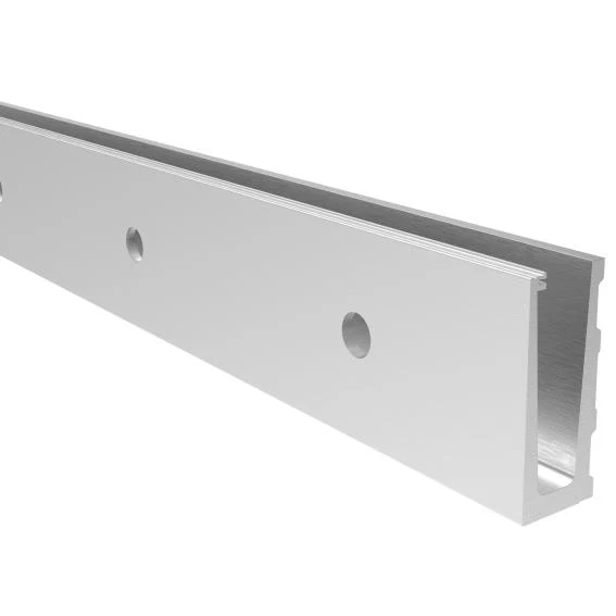 Aluminium profile - side mounting