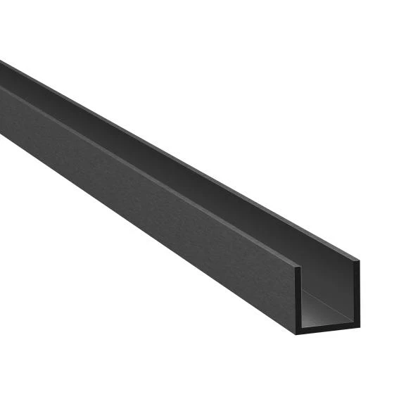 Aluminium U profile AL-Imitácia Black 20x19x1.5mm