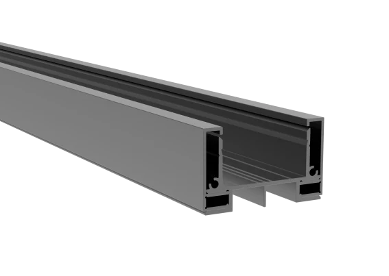 Aluminum adapter 66x40-1500mm for blinds up to 46mm R7016