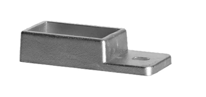 Aluminum bracket for mounting the load-bearing profile of vertical panel, for profile 60 x 30 – Natural