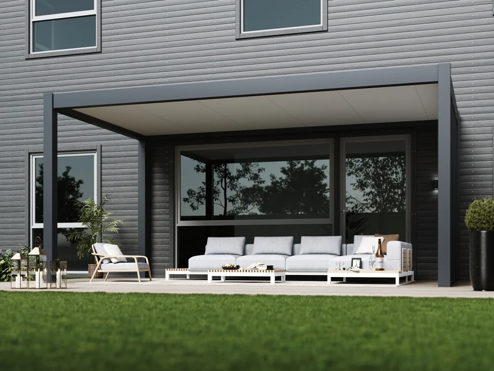 Aluminum carport 5300x3000 R7016 - Image 3