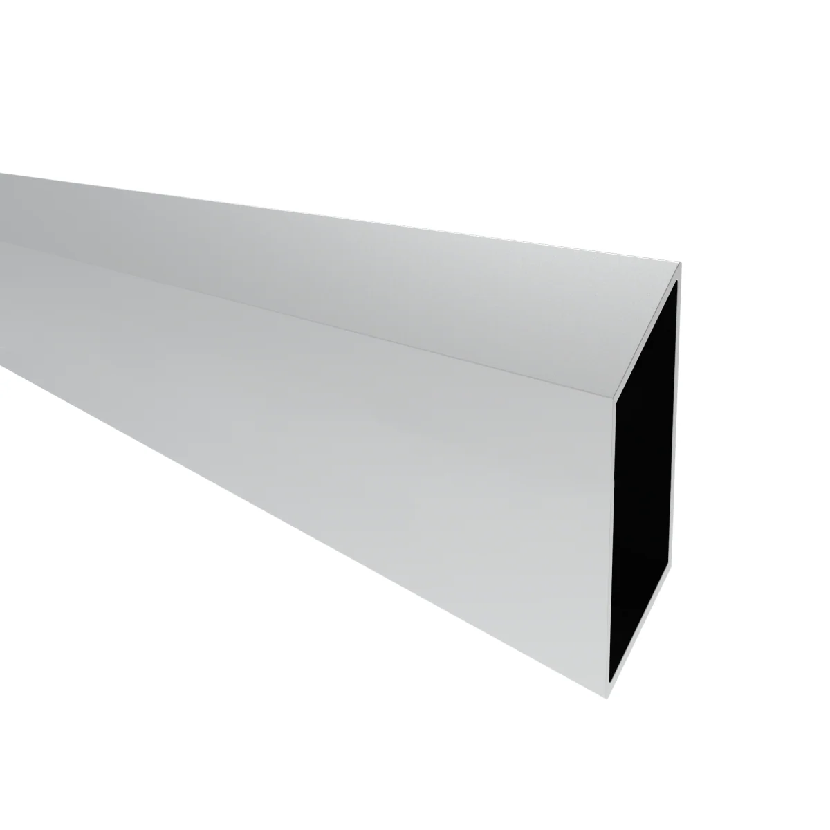 Aluminum rhombus fence slat 20 x 105 - 6.0 m - Natural