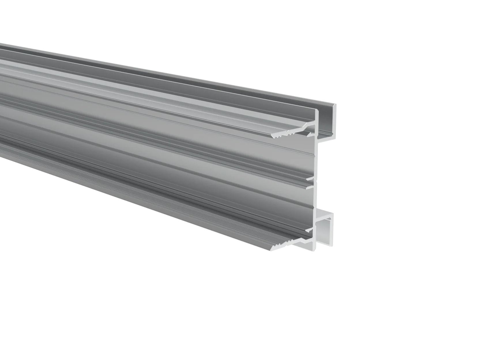 Aluminum fence adapter for 40mm fillings - 6000mm