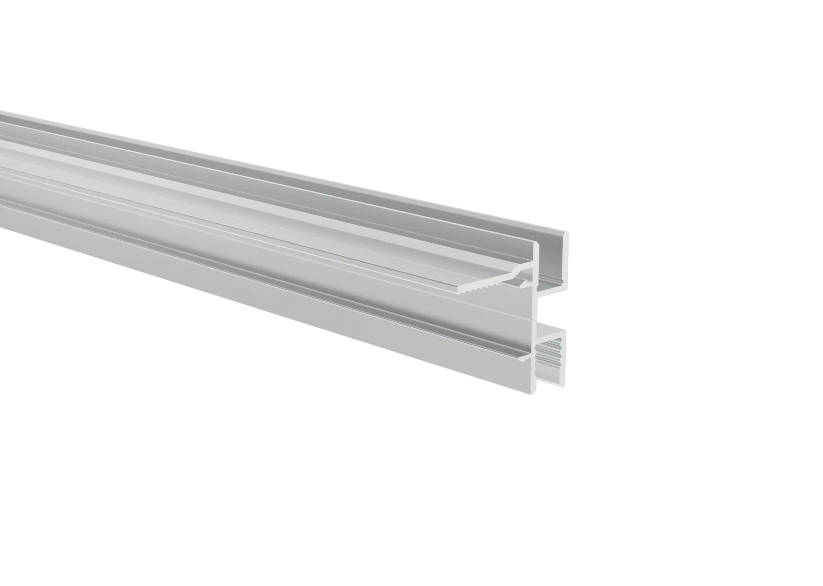 Aluminum fence adapter for fillings 20/22/24/26 - 6000mm