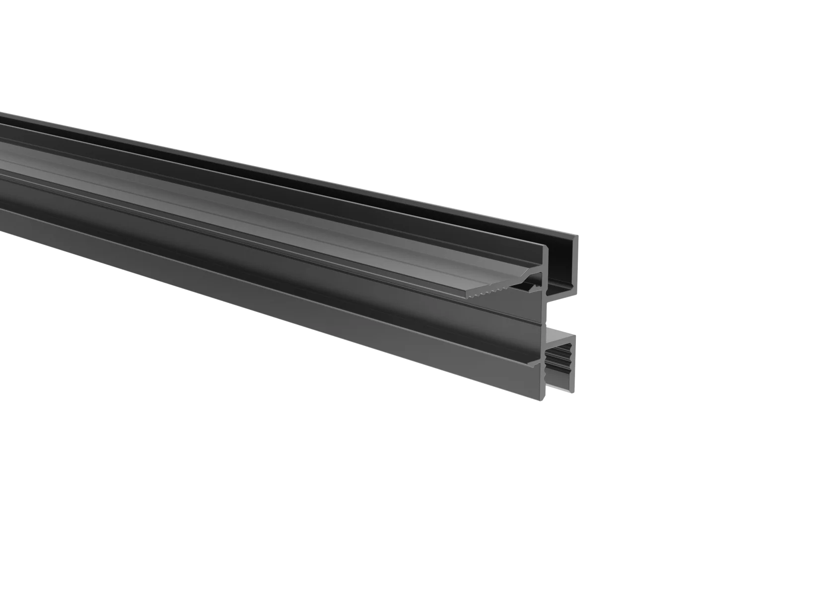 Aluminum fence adapter for fillings 20/22/24/26 - 6000mm