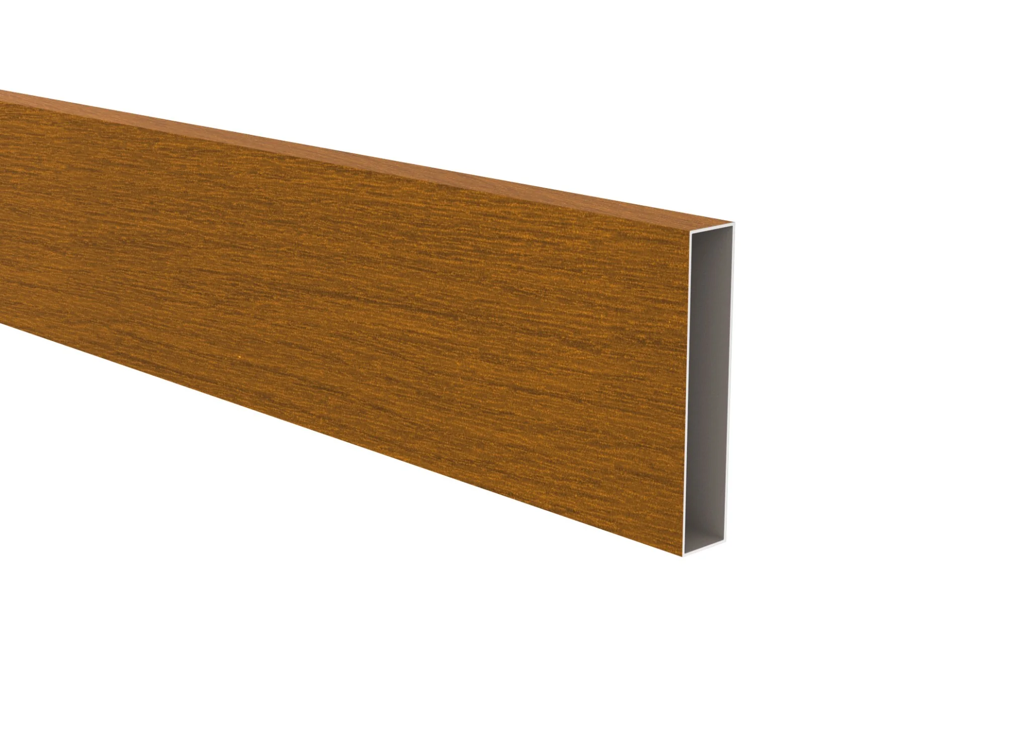 Aluminum fence filling 20 x 100 x 1.2 - 6.0 m - wood decor GOLDEN OAK W03