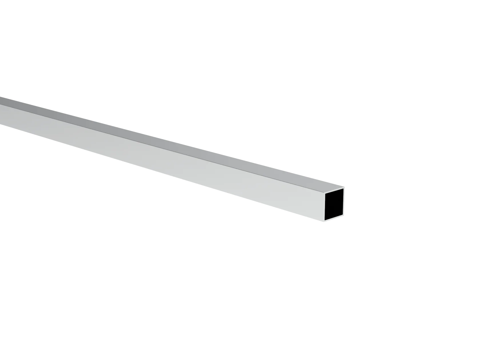 Aluminum fence panel and façade corner strip, 20 x 20 – 6.0 m – Natural