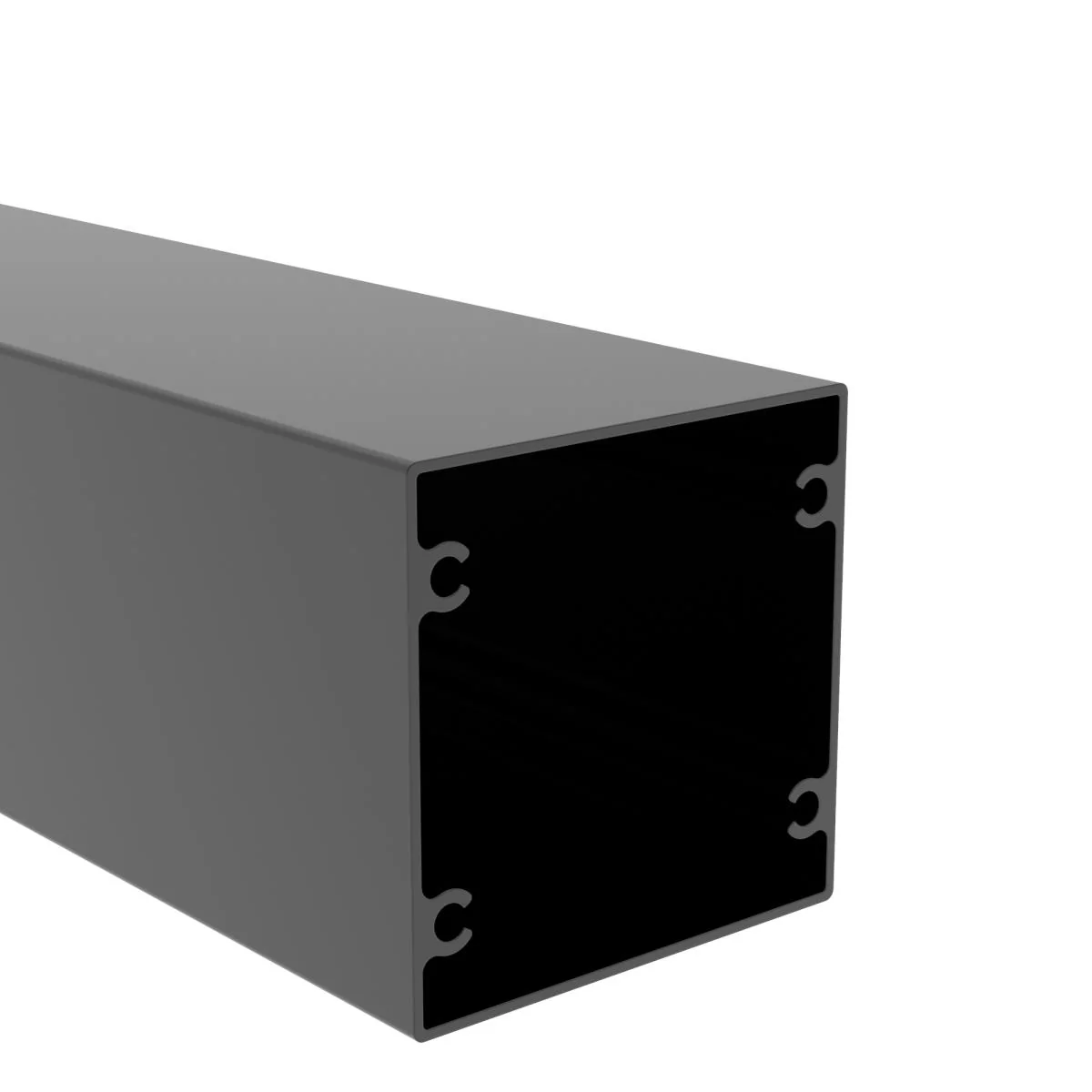 Aluminum fence post 100x100 - 2500mm