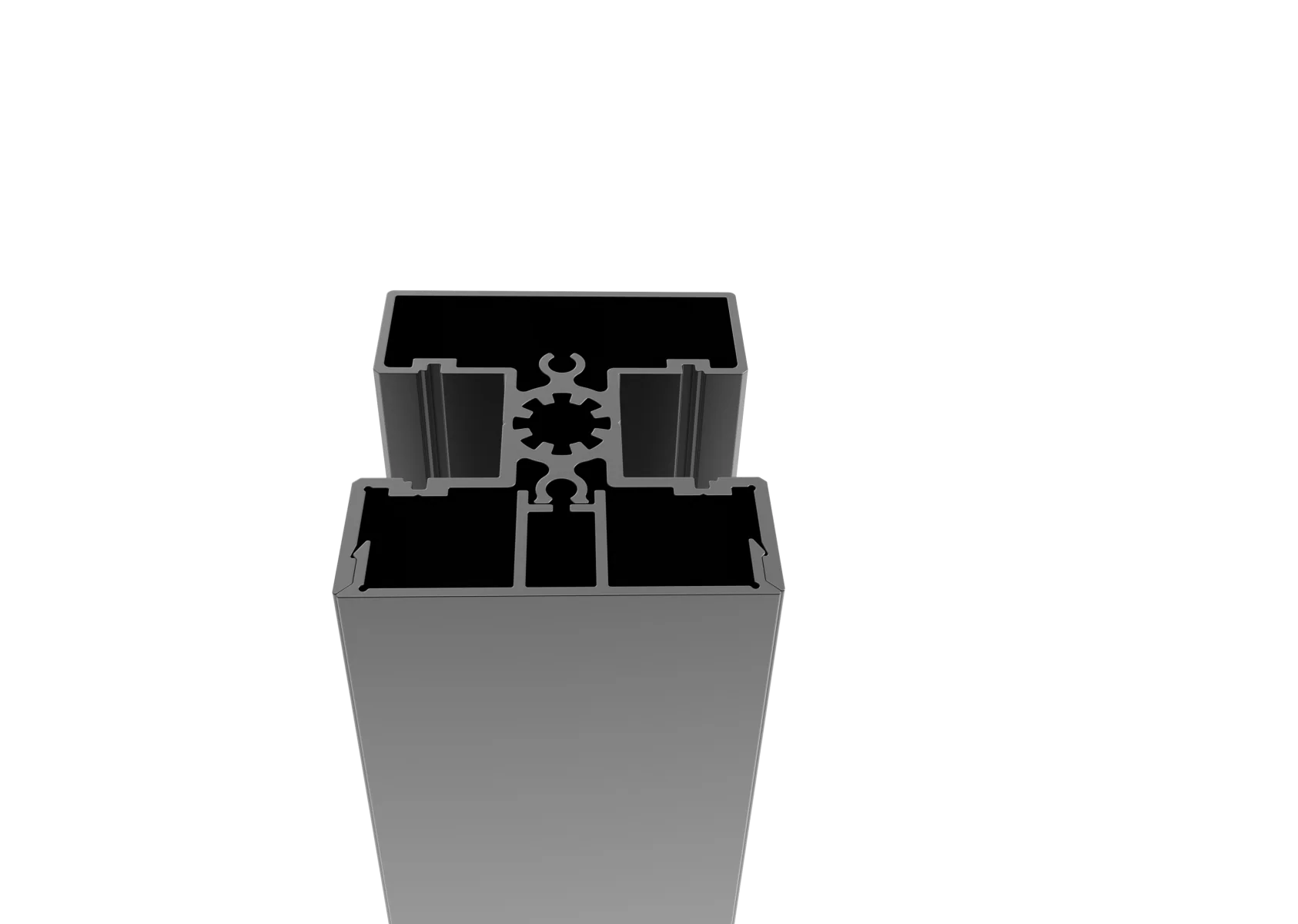 Aluminum fence post 50x60-925mm R7016