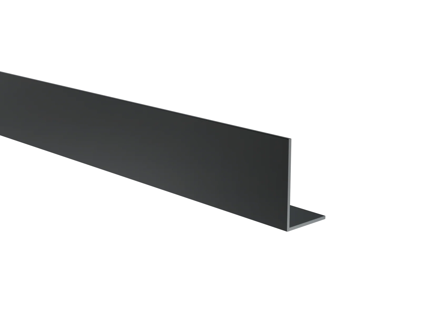 Aluminum gate stop profile