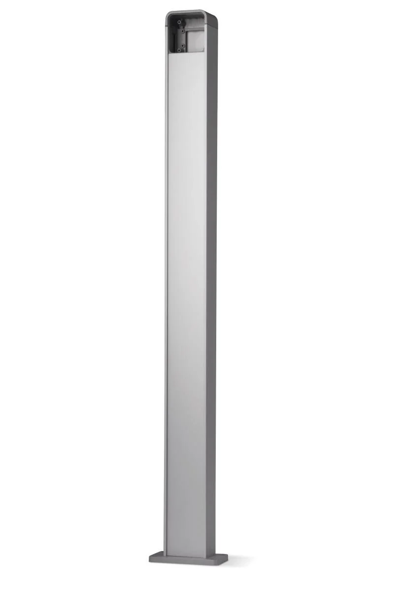 Aluminum post 80x60x1020mm, for accessories