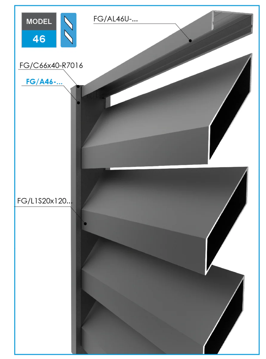 Aluminum U-adapter 50x20-6000mm N - Image 2