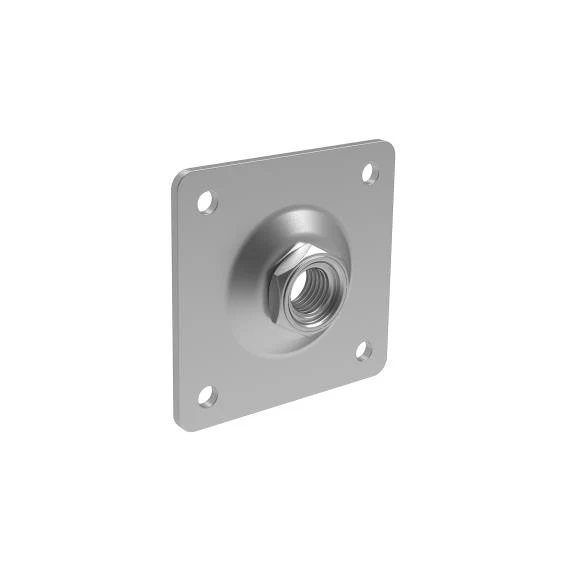 Anchoring bracket - rotary Zn, M20, 100x100