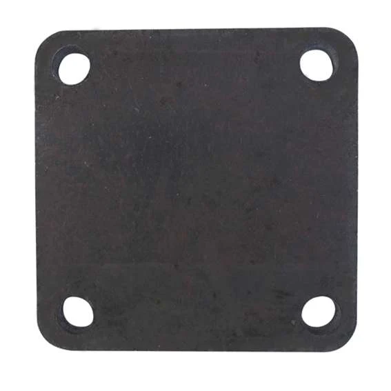 Anchoring plate - rosette 80x80, t8, 4xd10mm