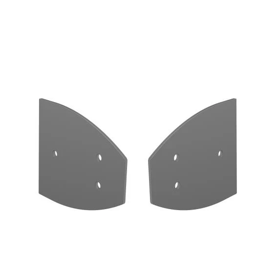 Awning with aluminium channel profile 0°blind plug
