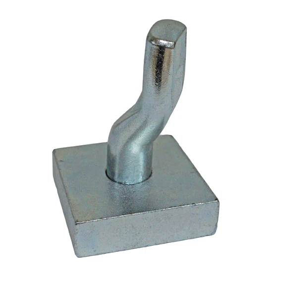 Bottom hinge without flange - full Zn, D24 - Image 2