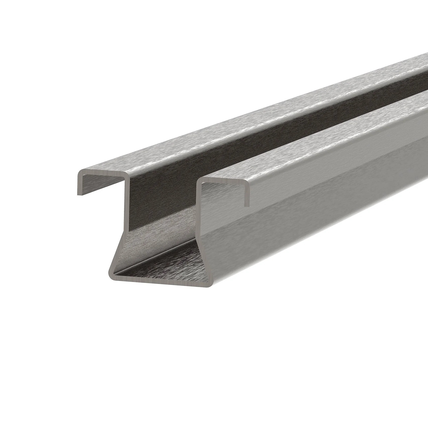 Bottom track for hanging gates Zn, t3mm