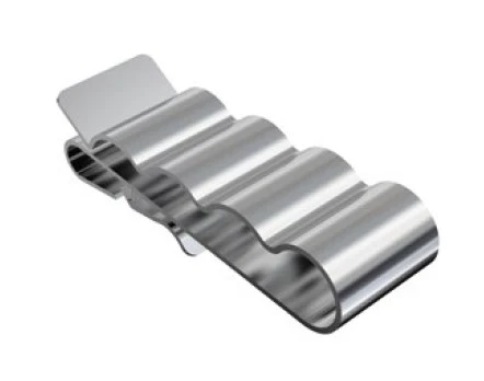 Cable clip for PV panels for holding 4 cables