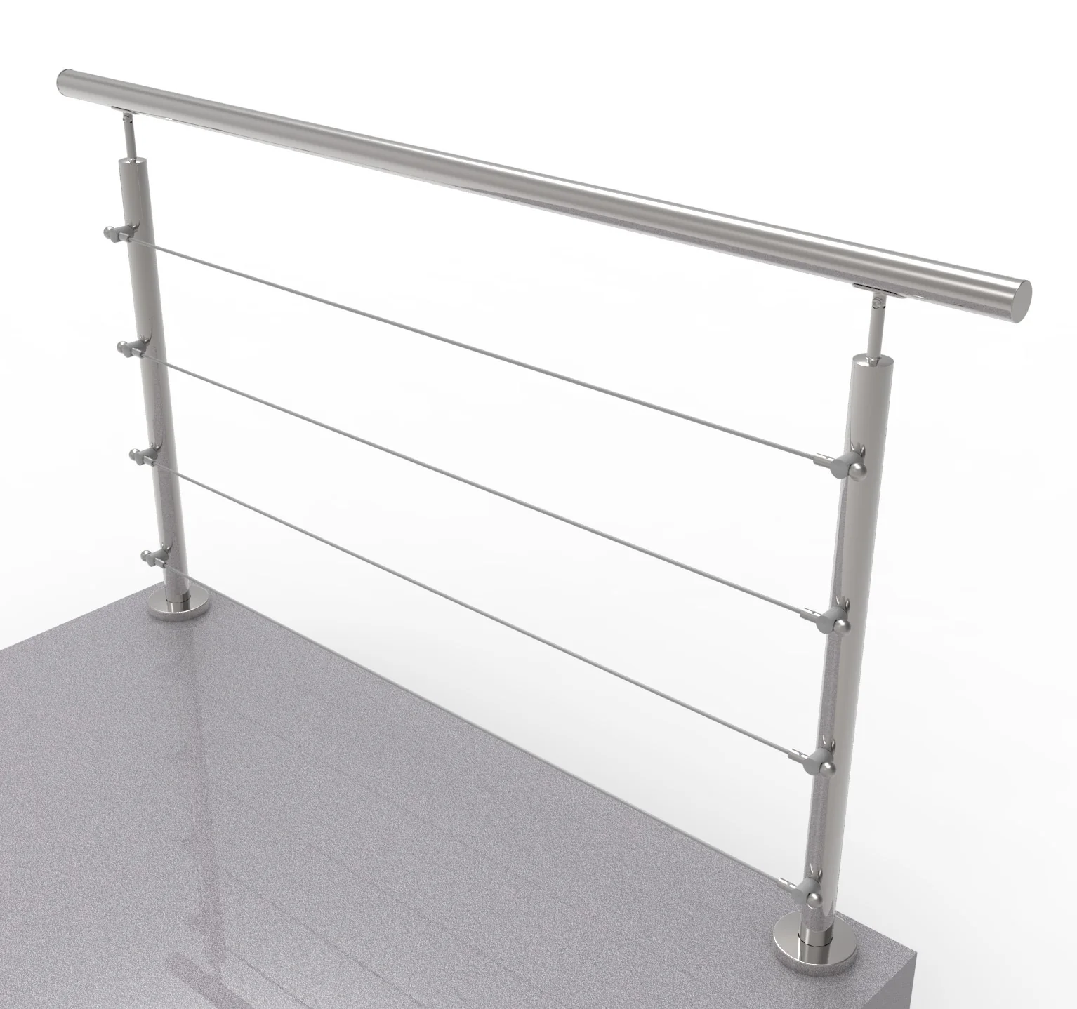 Cable railing AISI304, AISI304, D42,4/4xd5/H900/L1