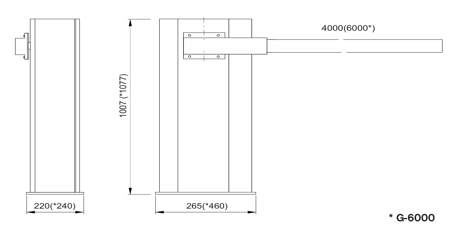 CAME barrier set 24V, 6m - Image 2