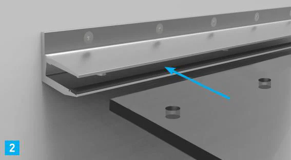 Canopy with aluminium channel profile +10° - Image 3