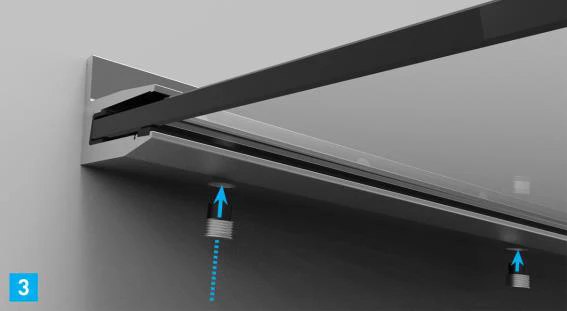 Canopy with aluminium channel profile +10° - Image 4