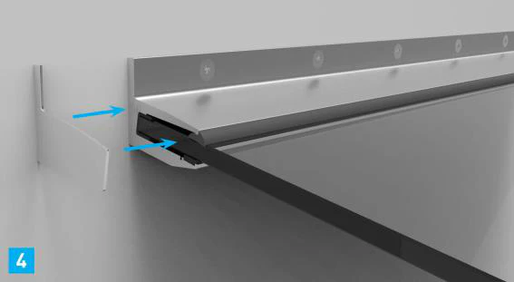 Canopy with aluminium channel profile +10° - Image 5