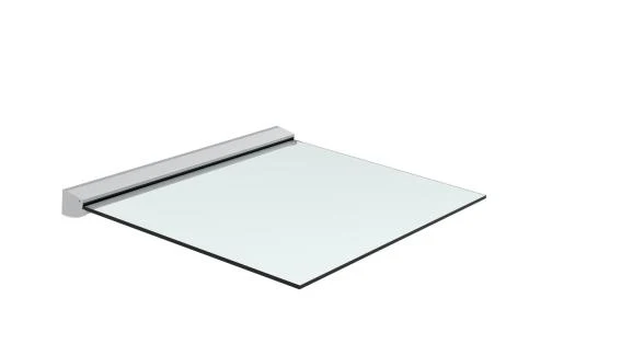 Canopy with aluminium channel profile