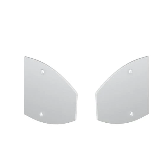 Canopy with aluminium profile blind plug