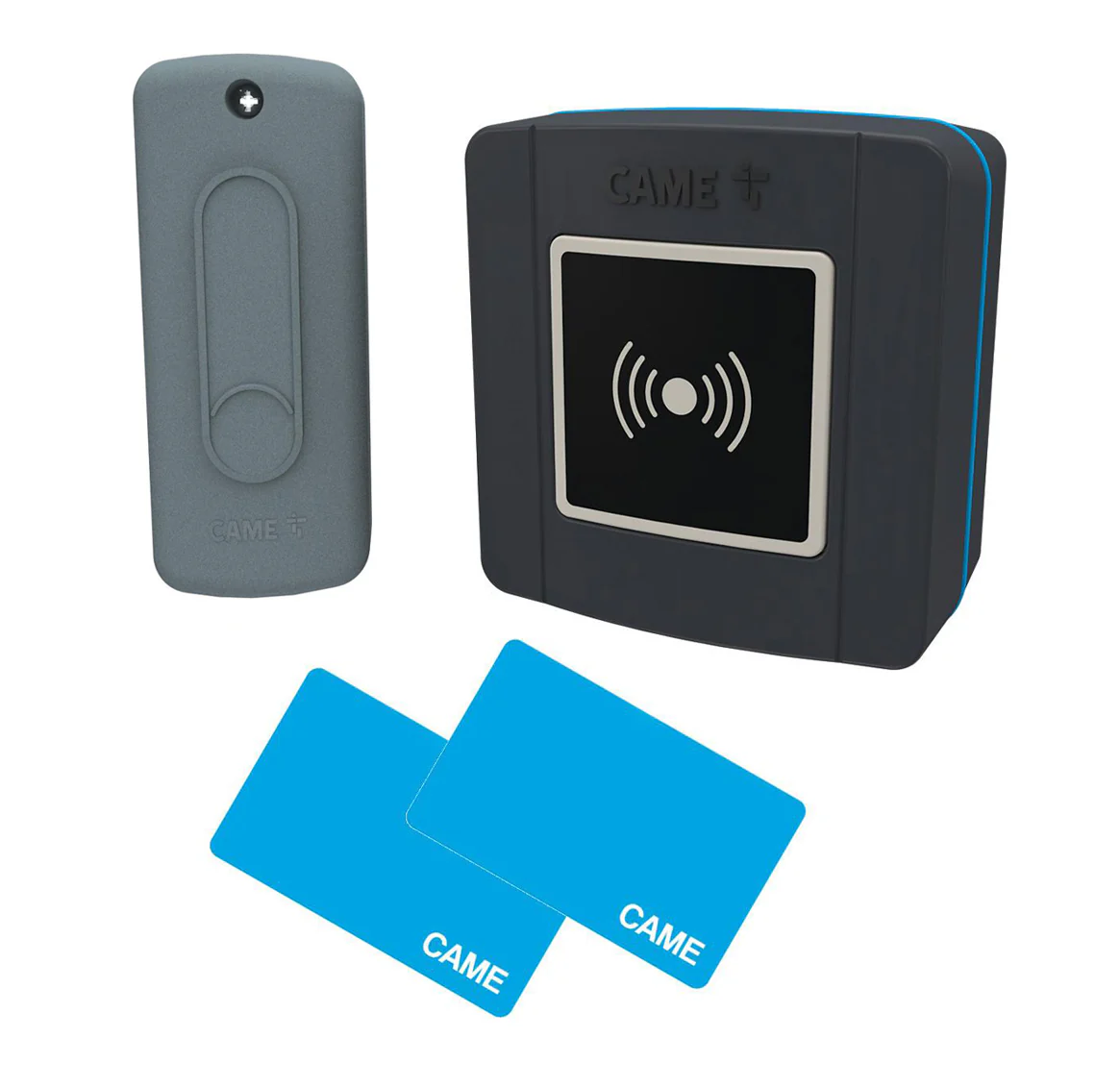 Card reader, memory for max. 250 cards