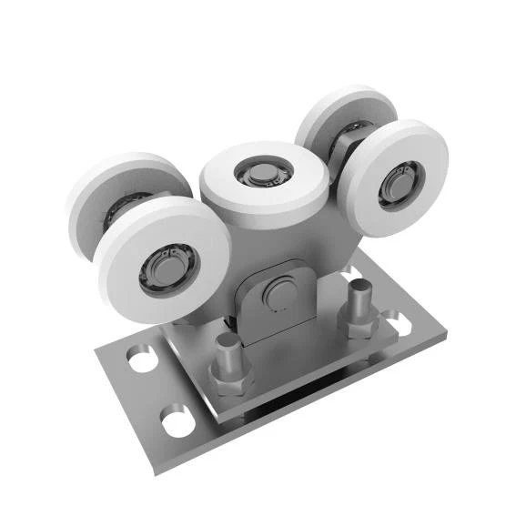 Carriage wheels Zn+Nylon, profile 80x80mm