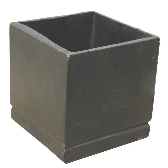 Cast iron flower pot 120x120x120mm, cast iron