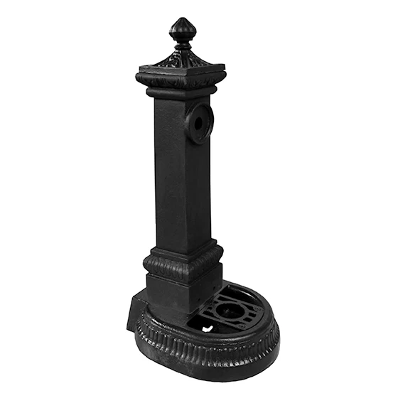 Cast iron sink 300x260, h710mm, cast iron, black