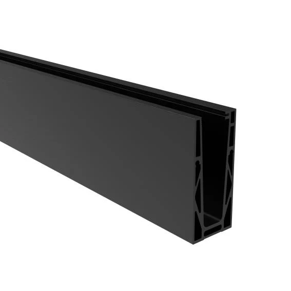 All-glass railing-hollow profile-top mounting  - Image 5