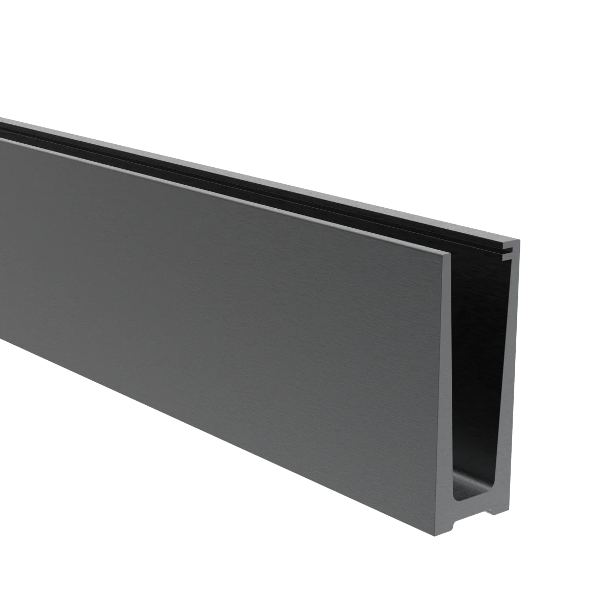 Aluminium profile -top mounting
