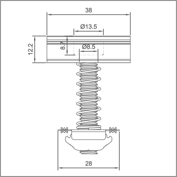 Center clamp 30-40mm module height - Image 2