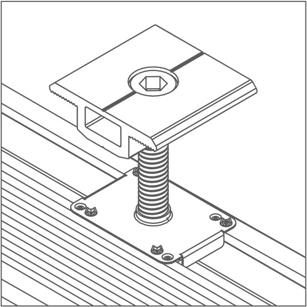 Center clamp 30-40mm module height - Image 4