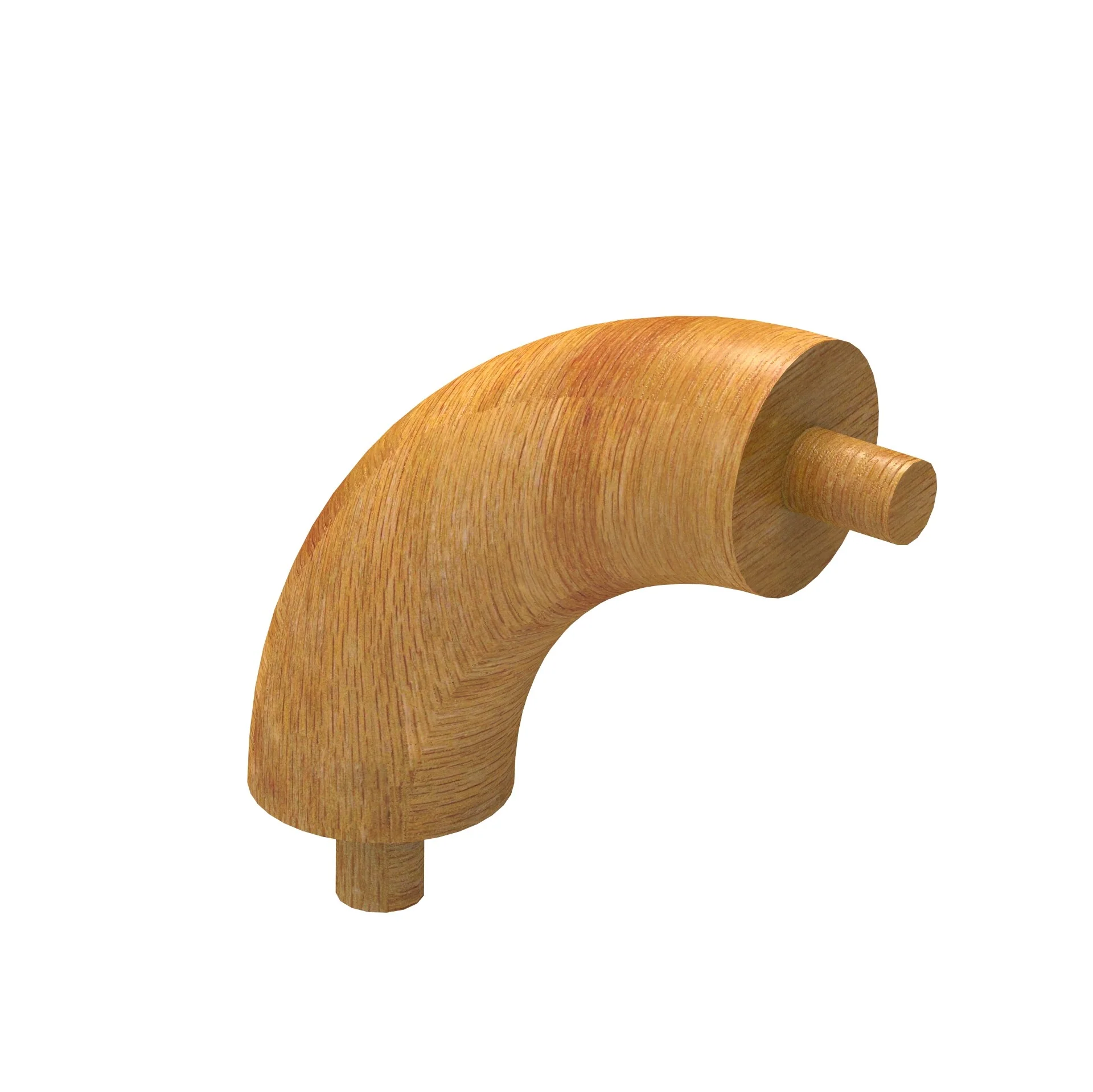 Connector (elbow, transition) of the handrail, OAK
