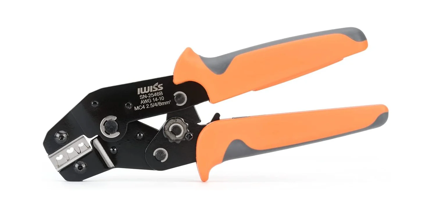 Crimping pliers for MC4 connectors